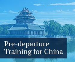 pre-departure training for china