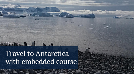 Button to antarctica course story